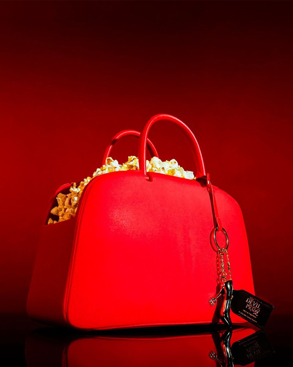 AMC Theaters dévoile le sac à popcorn inspiré du film "Le Diable s'habille en Prada 2"