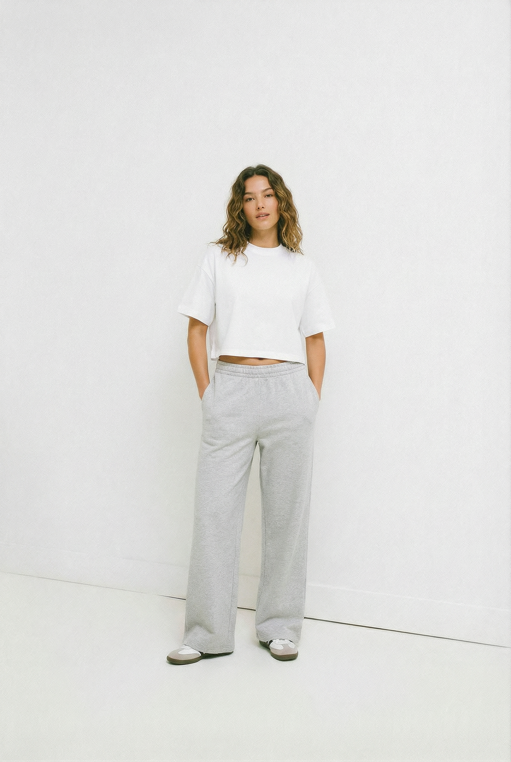 Pantalon gris clair