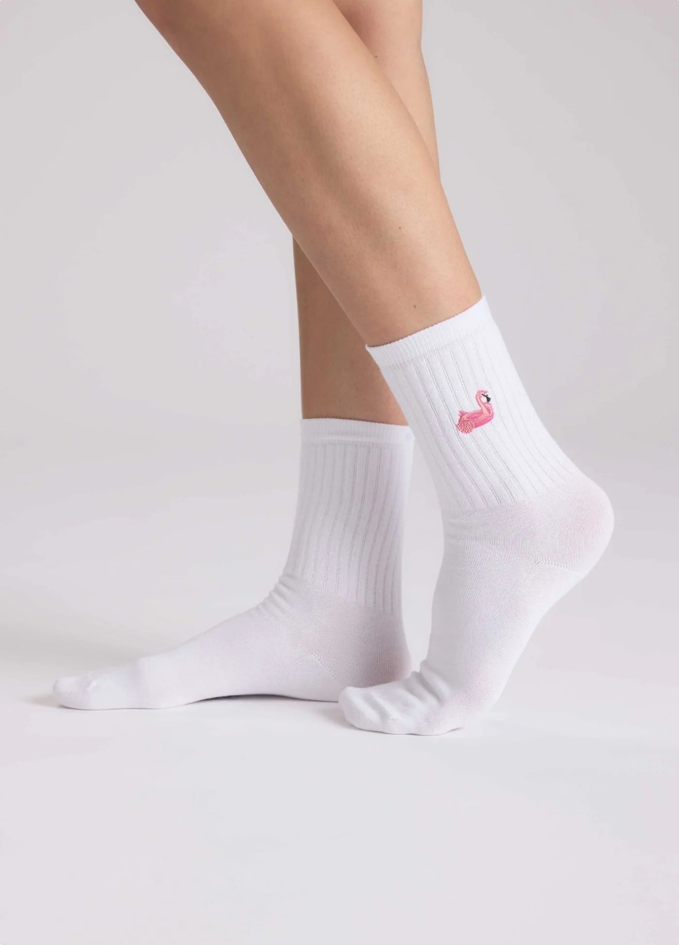 Chaussettes Flamant Rose-2