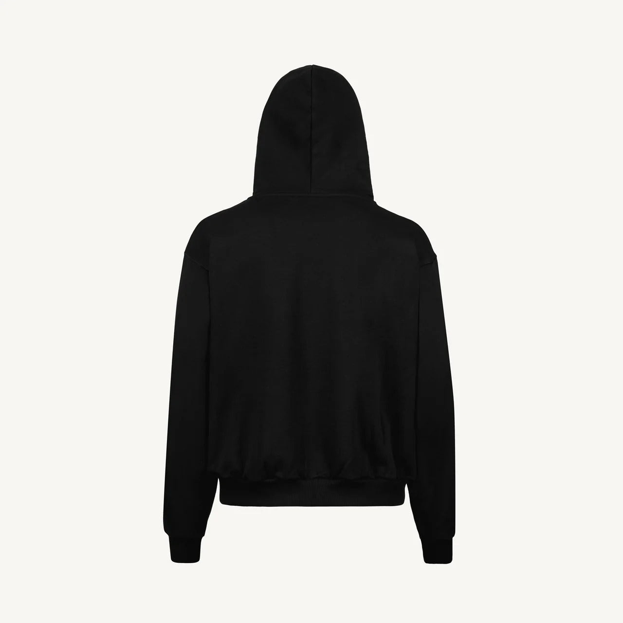 Hoodie noir zippé-3